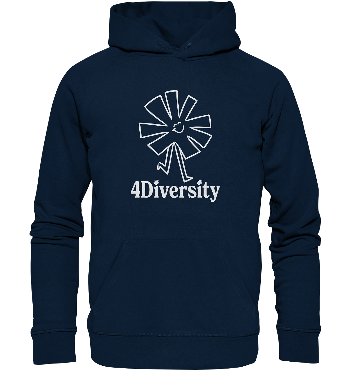 4 Diversity - Einheit in Vielfalt - Organic Basic Hoodie