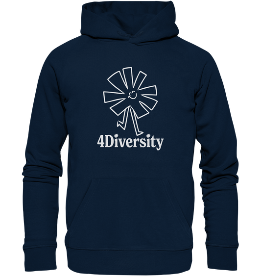 4 Diversity - Einheit in Vielfalt - Organic Basic Hoodie