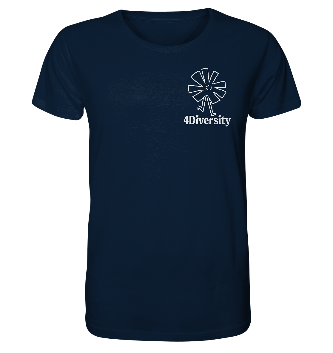 4 Diversity - Einheit in Vielfalt  - Organic Basic Shirt