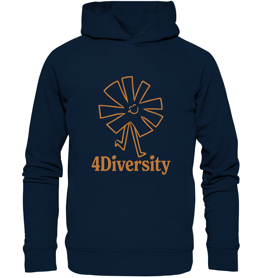 4 Diversity - Unity in Diversity - Organic Fashion Hoodie