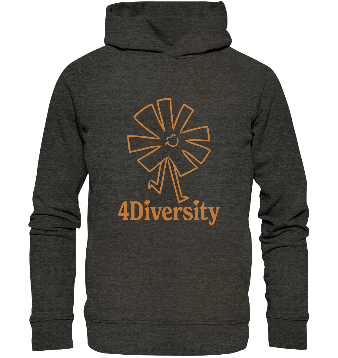 4 Diversity - Unity in Diversity - Organic Fashion Hoodie