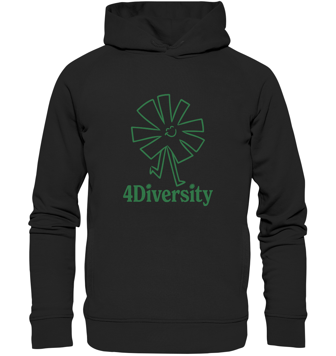 4 Diversity - Unity in Diversity - Organic Fashion Hoodie