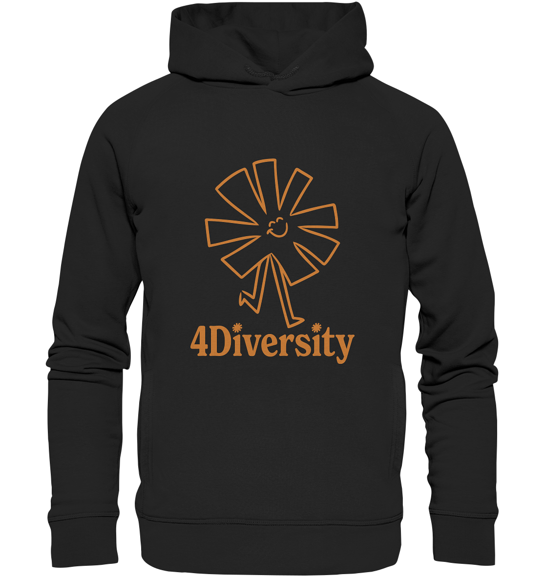 4 Diversity - Unity in Diversity - Organic Fashion Hoodie