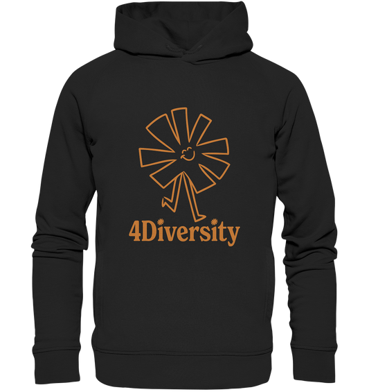 4 Diversity - Unity in Diversity - Organic Fashion Hoodie