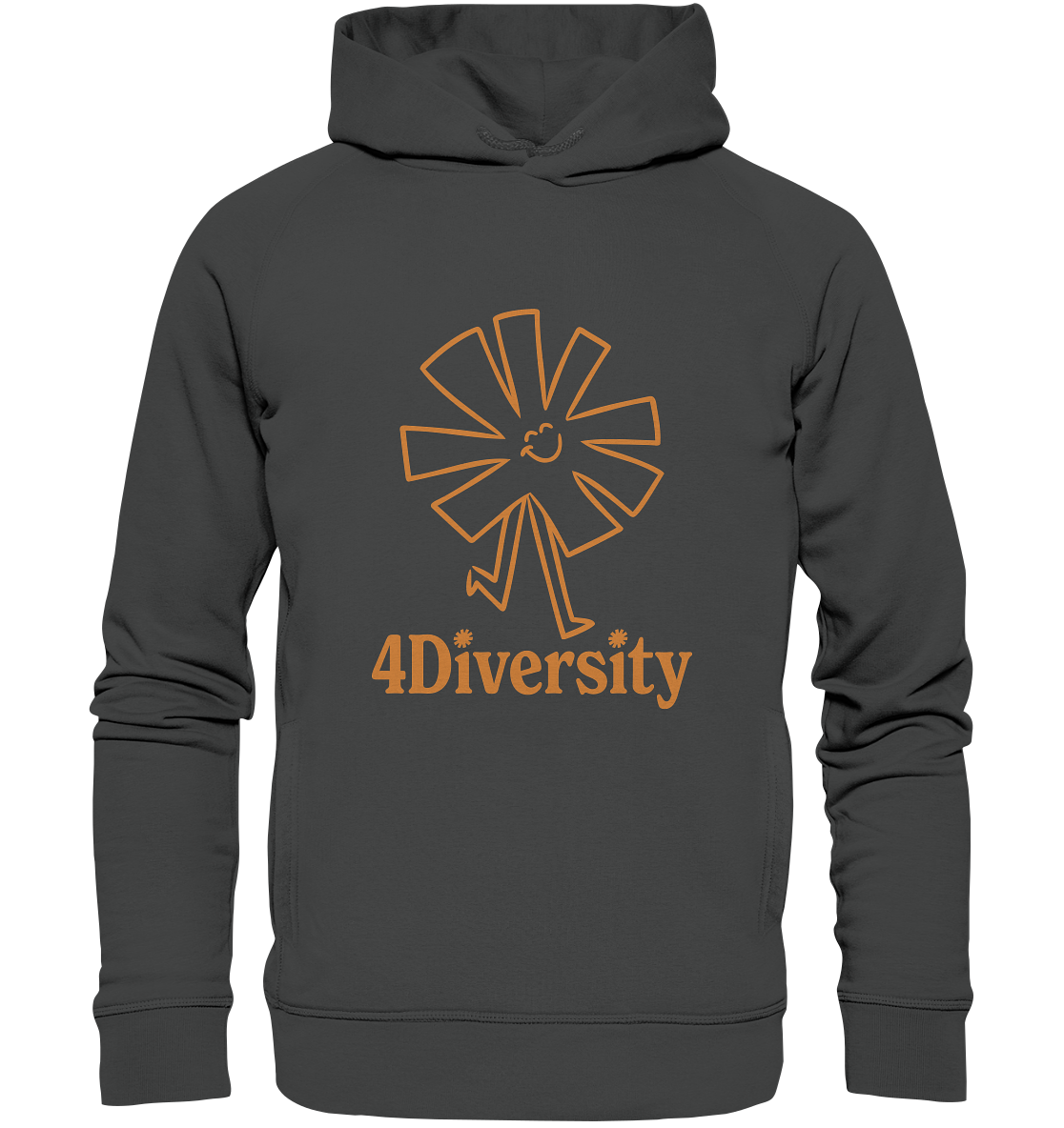 4 Diversity - Unity in Diversity - Organic Fashion Hoodie