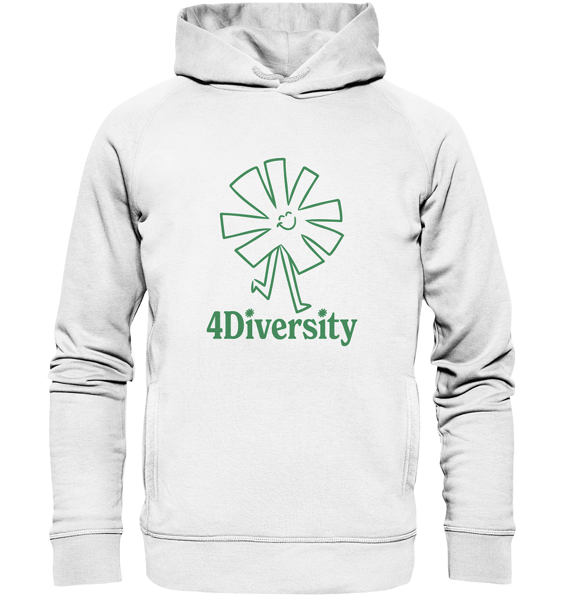 4 Diversity - Unity in Diversity - Organic Fashion Hoodie