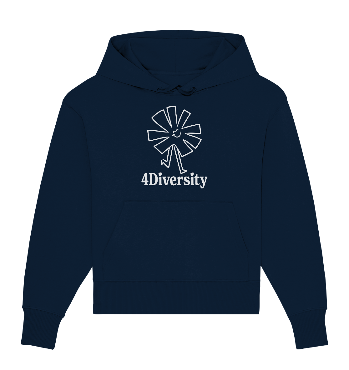 4 Diversity - Unity in Diversity - Organic Oversize Hoodie