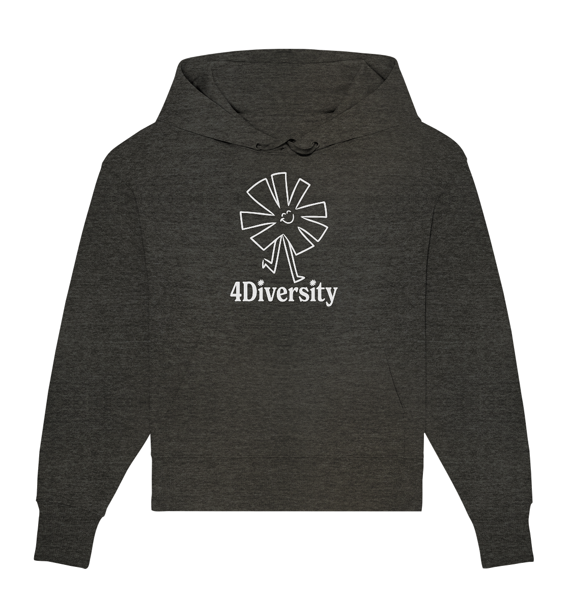 4 Diversity - Unity in Diversity - Organic Oversize Hoodie