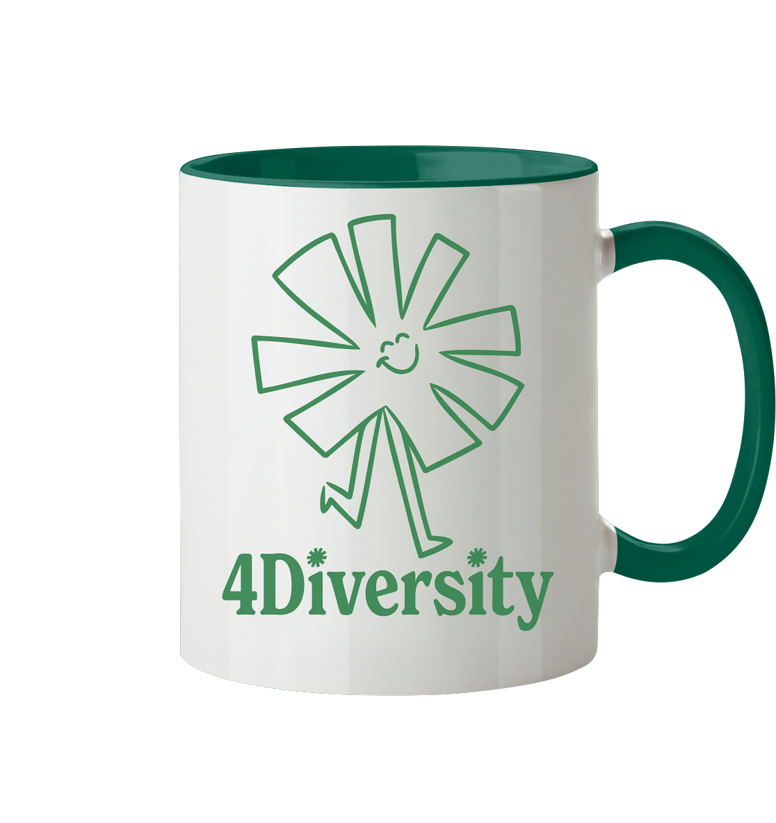 4 Diversity - unity in diversity - two-tone mug